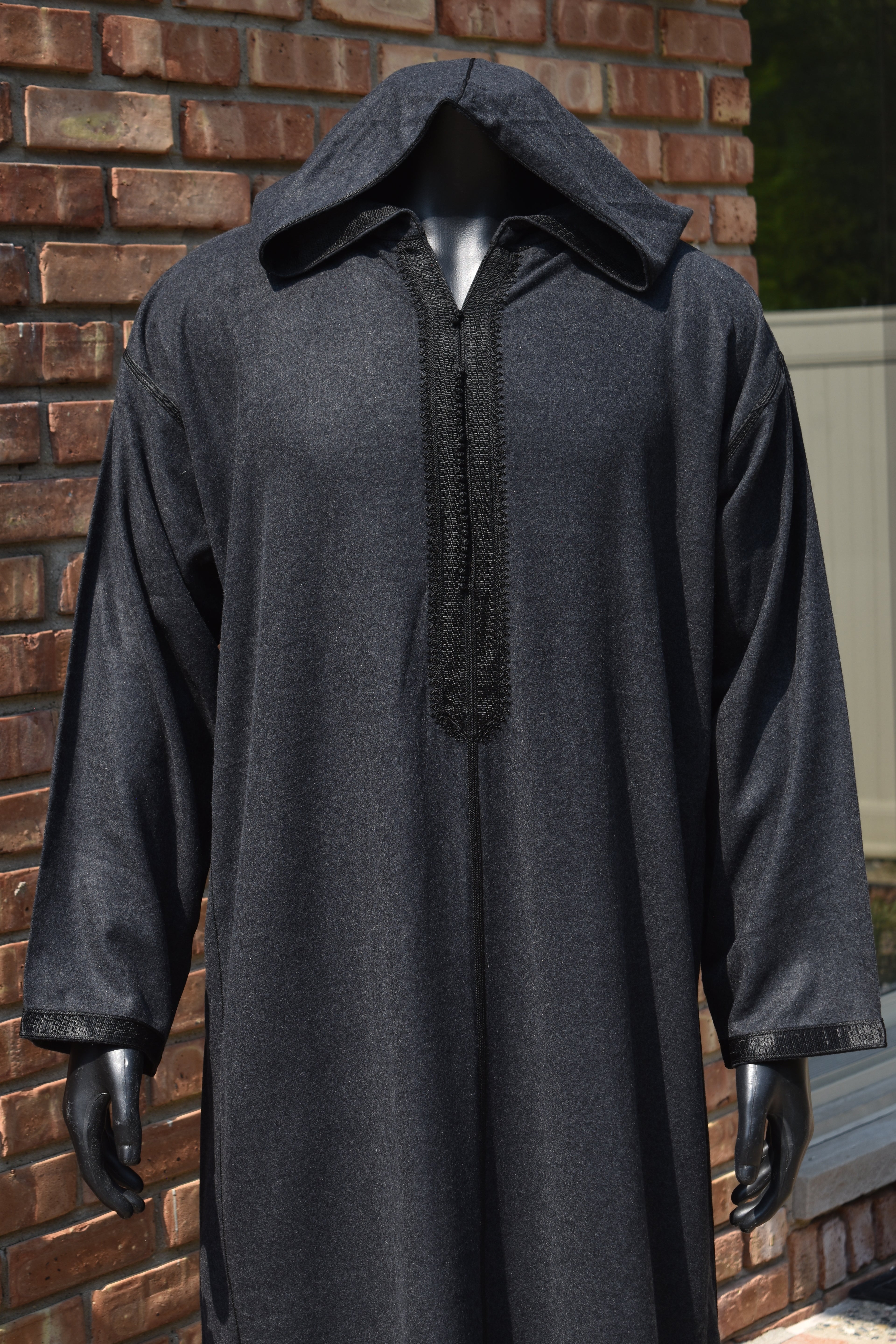 Gray Cashmere Jellaba