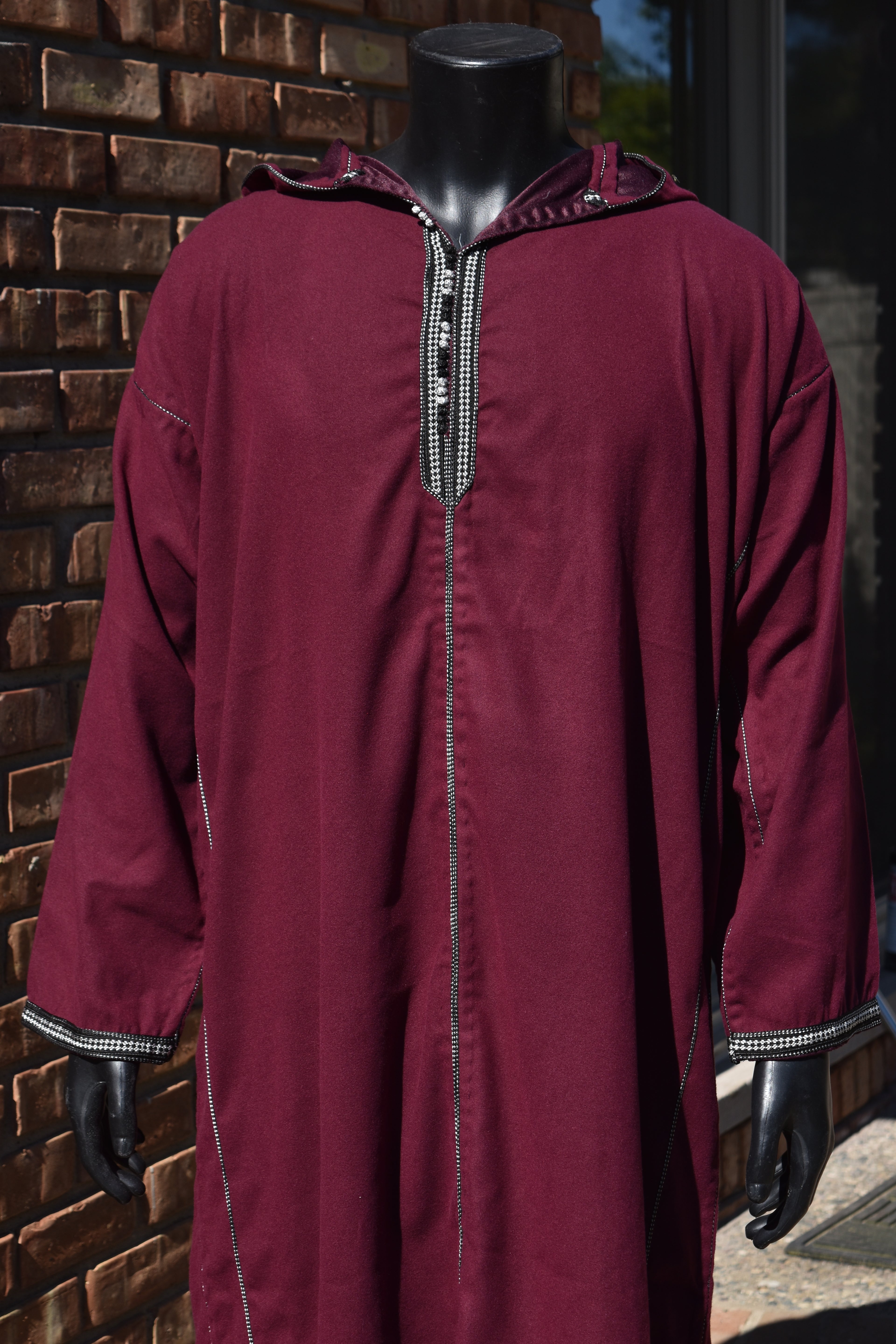 Burgundy Winter Jellaba