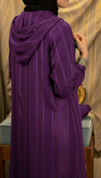 Striped Purple Jellaba