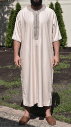 Ivory Sand Premium Gandoura