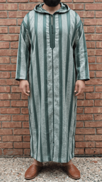 Green Striped Jellaba