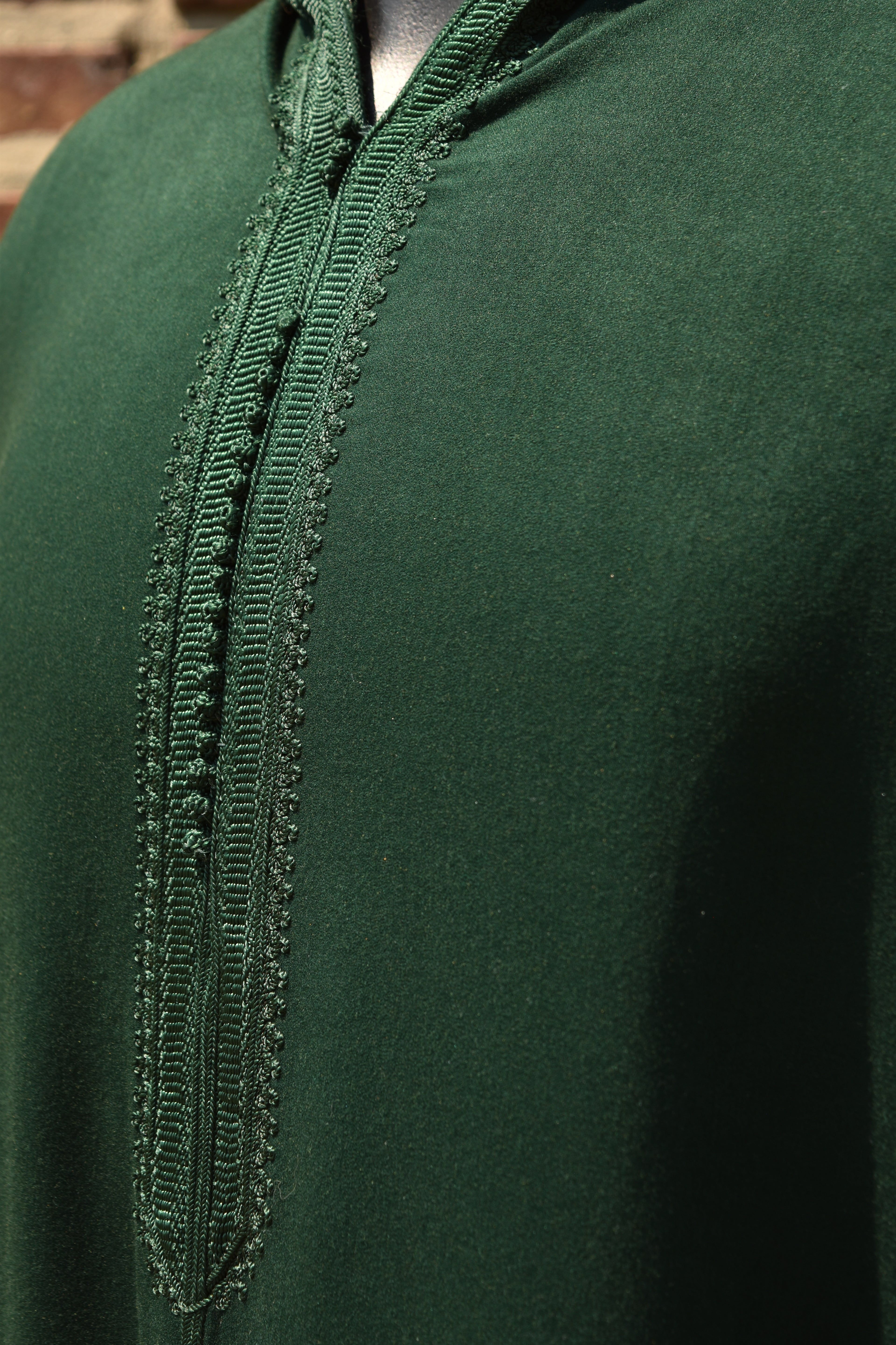 Dark Green Mlifa Jellaba