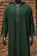 Dark Green Mlifa Jellaba