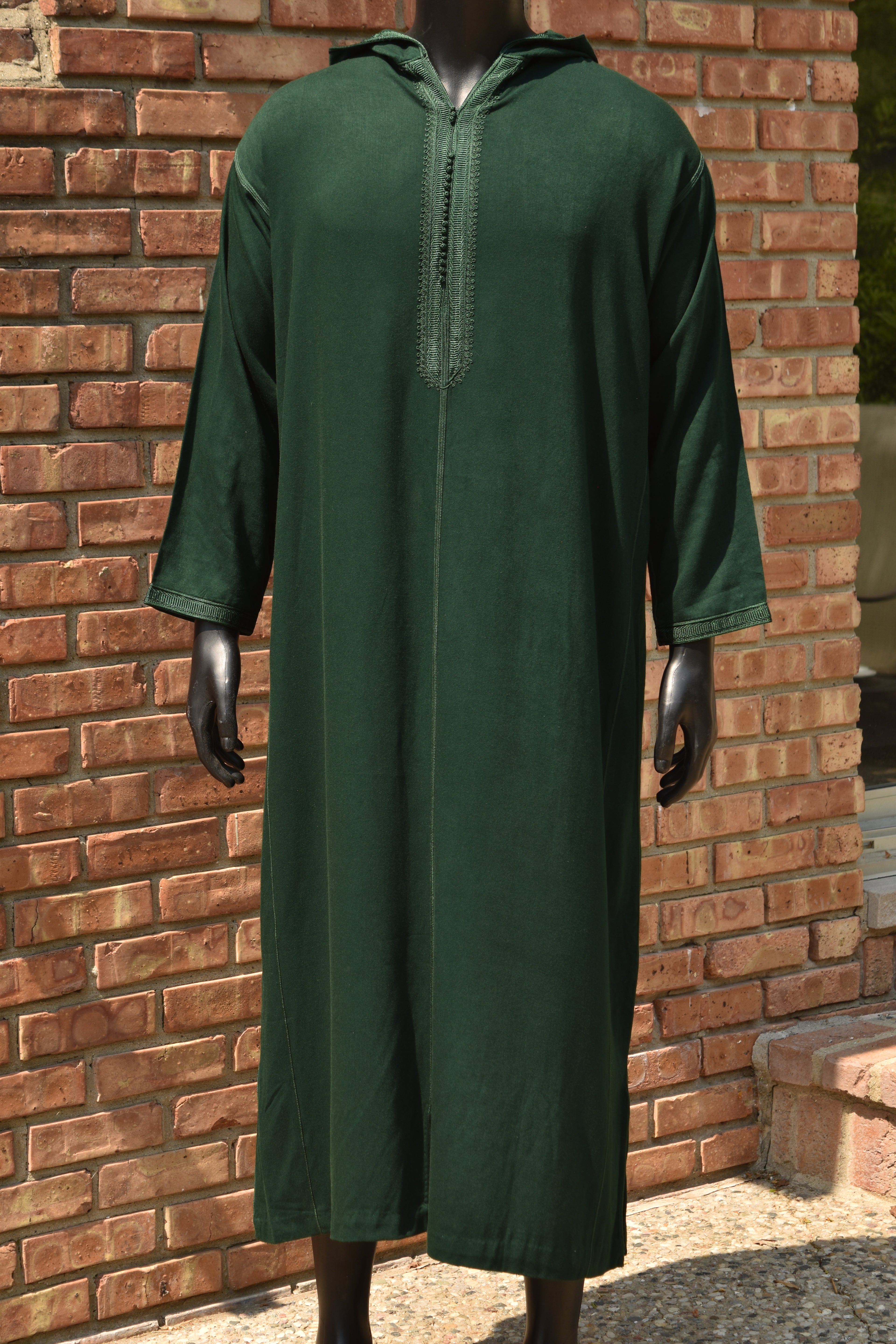 Dark Green Mlifa Jellaba