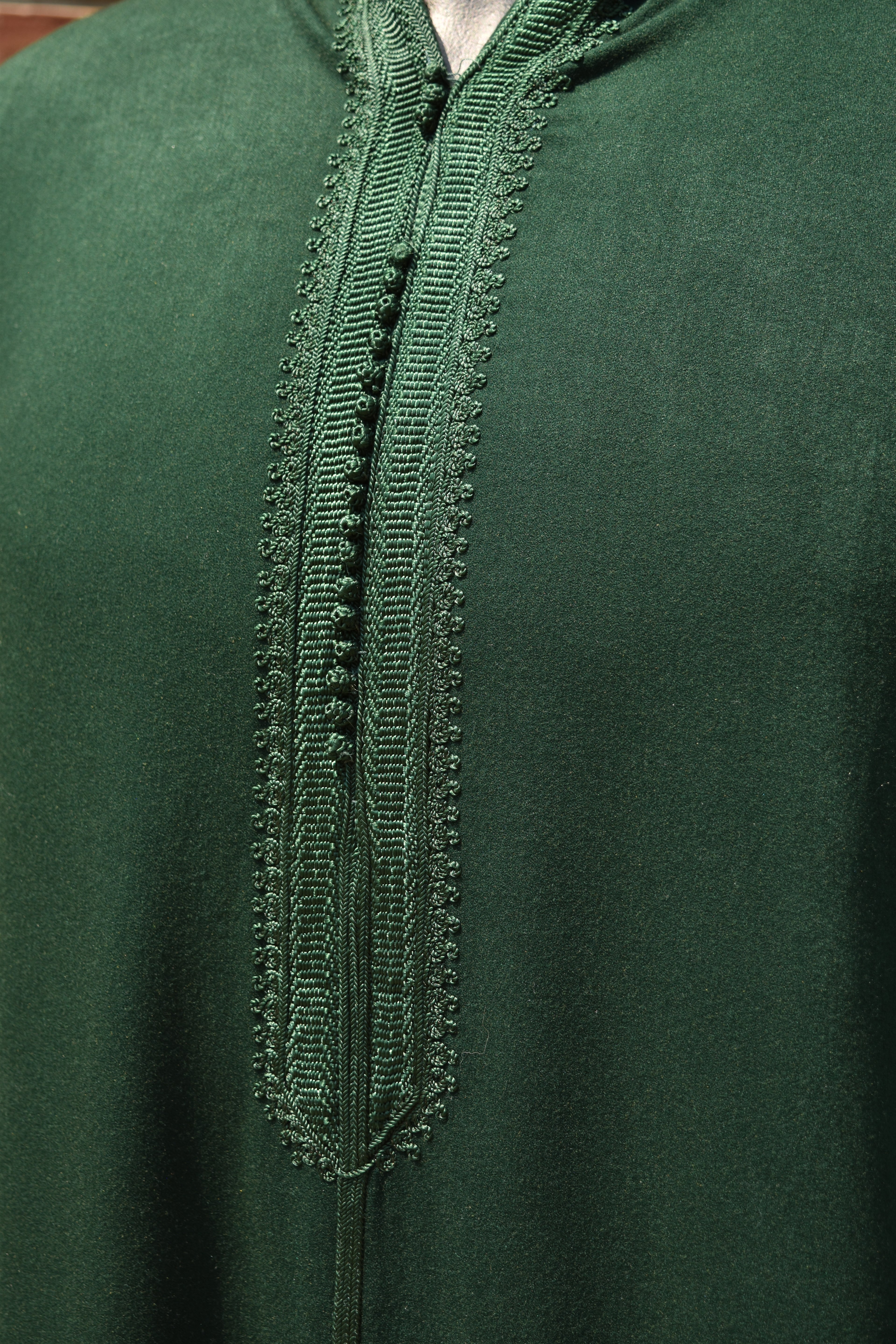 Dark Green Mlifa Jellaba
