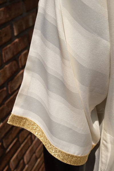 White and Gold Gandoura