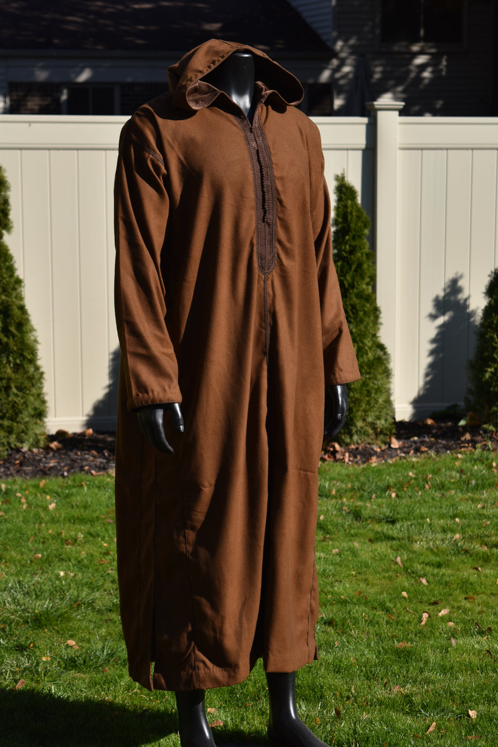 Caramel Brown Cashmere Winter Jellaba