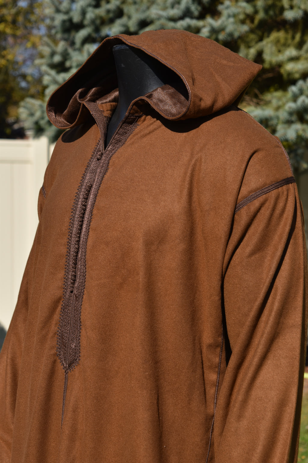 Caramel Brown Cashmere Winter Jellaba