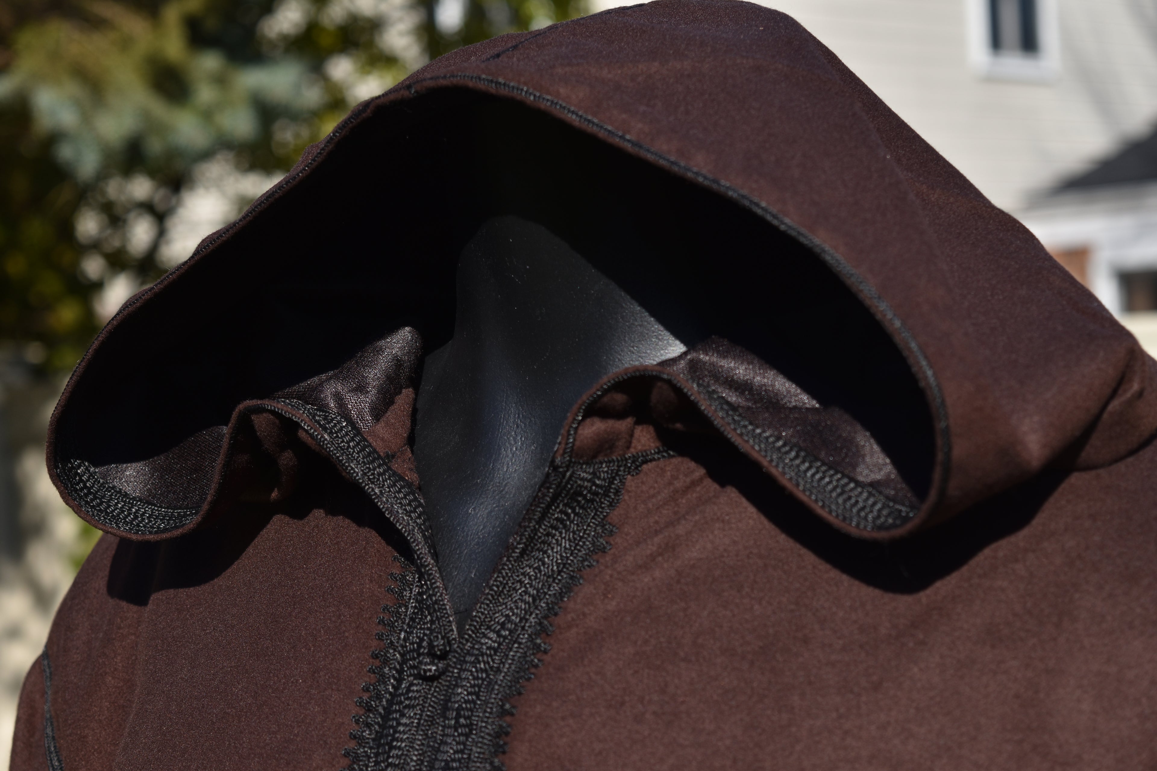 Mocha Brown Cashmere Jellaba