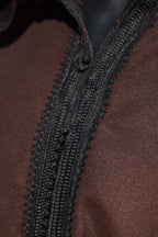 Mocha Brown Cashmere Jellaba