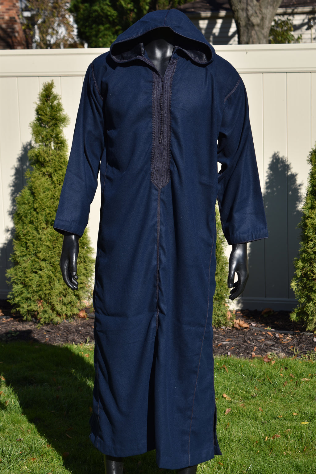 Deep Blue Cashmere Winter Jellaba