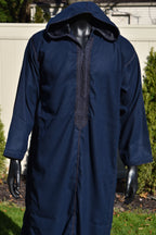 Deep Blue Cashmere Winter Jellaba