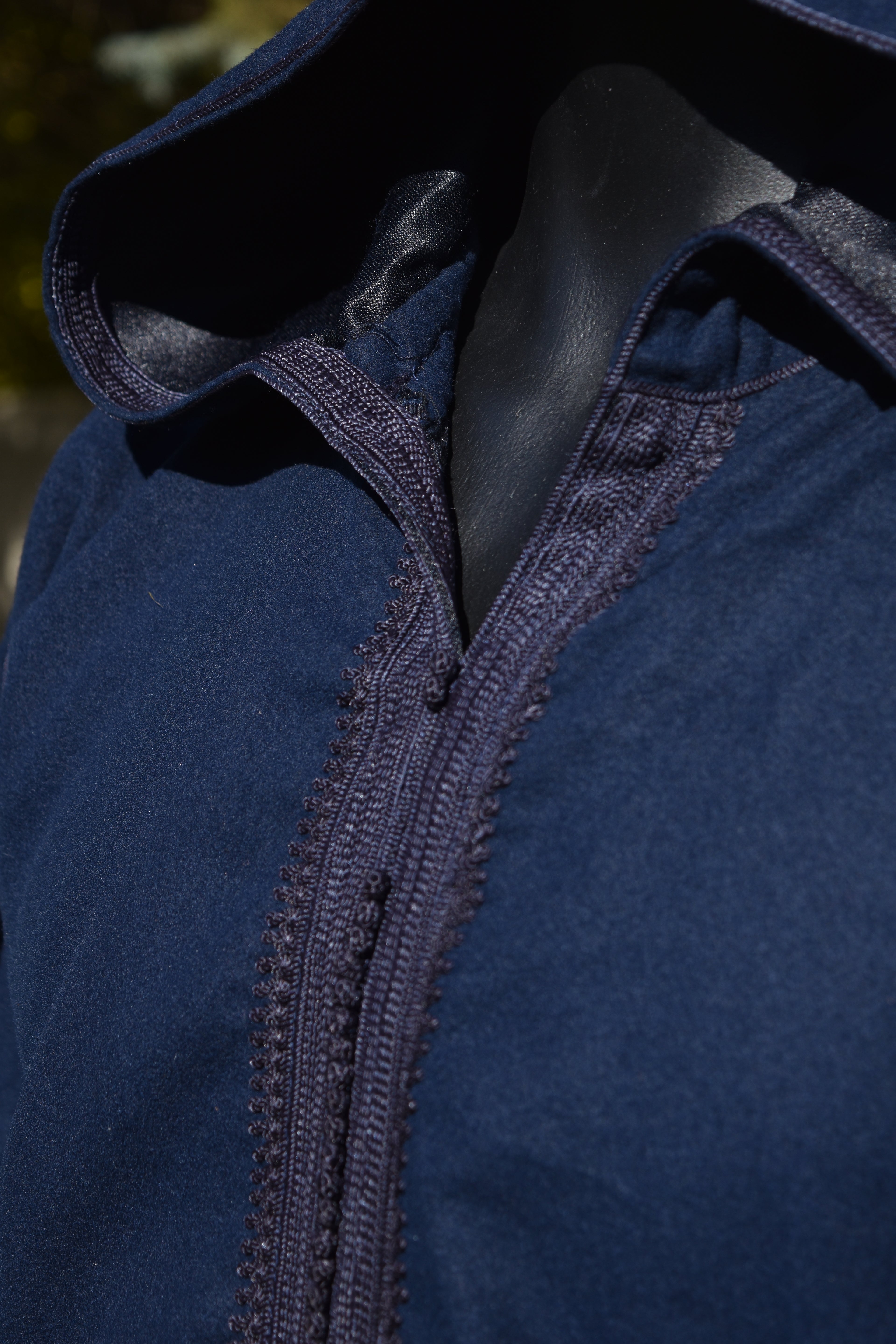 Deep Blue Cashmere Winter Jellaba