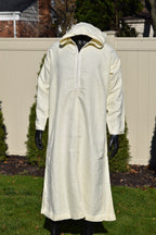 Offwhite Wool Mix Winter Jellaba