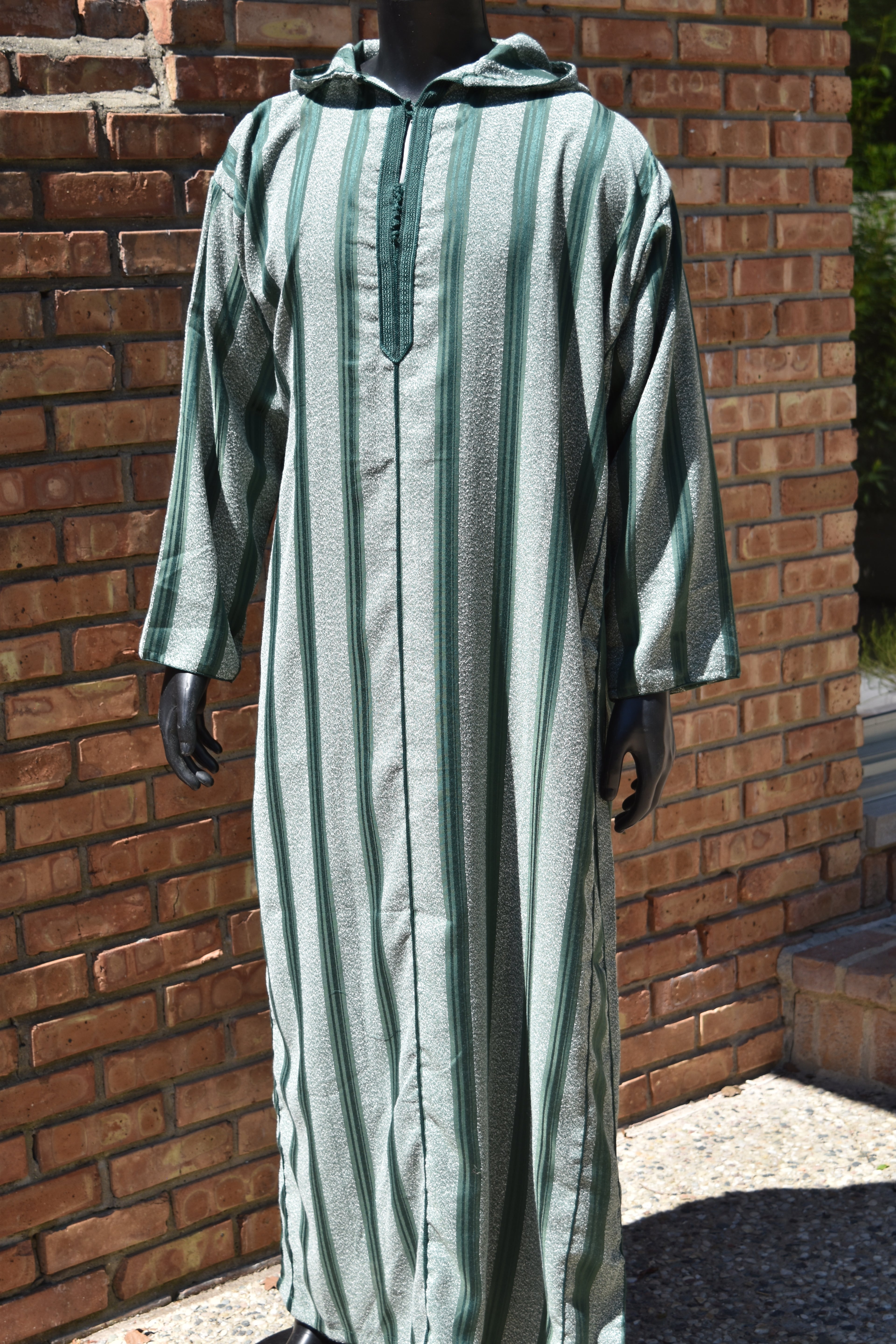 Green Striped Jellaba