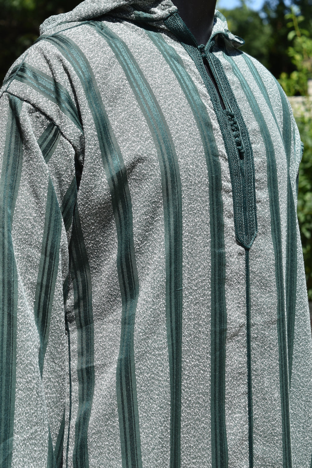 Green Striped Jellaba