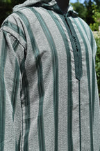 Green Striped Jellaba