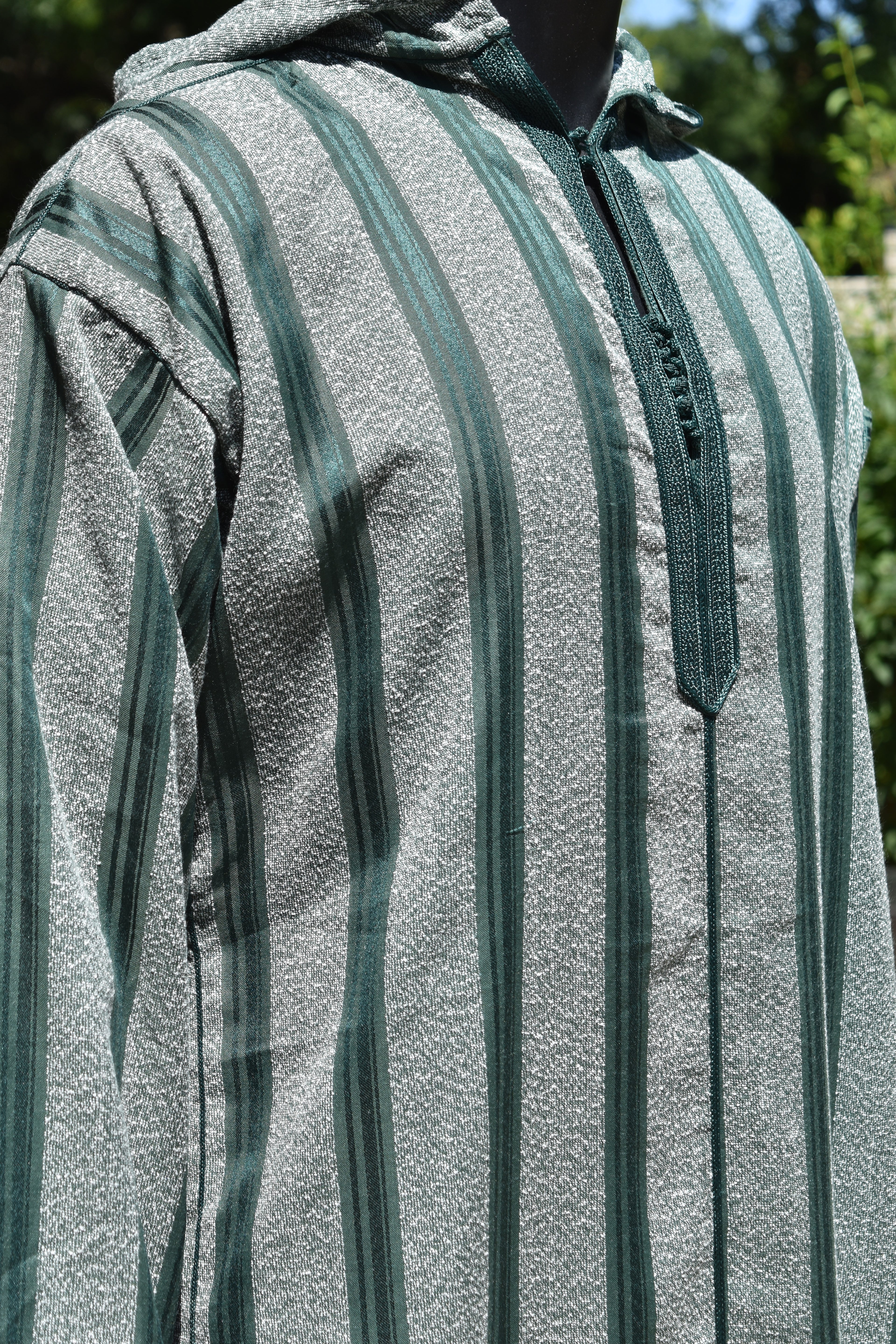 Green Striped Jellaba