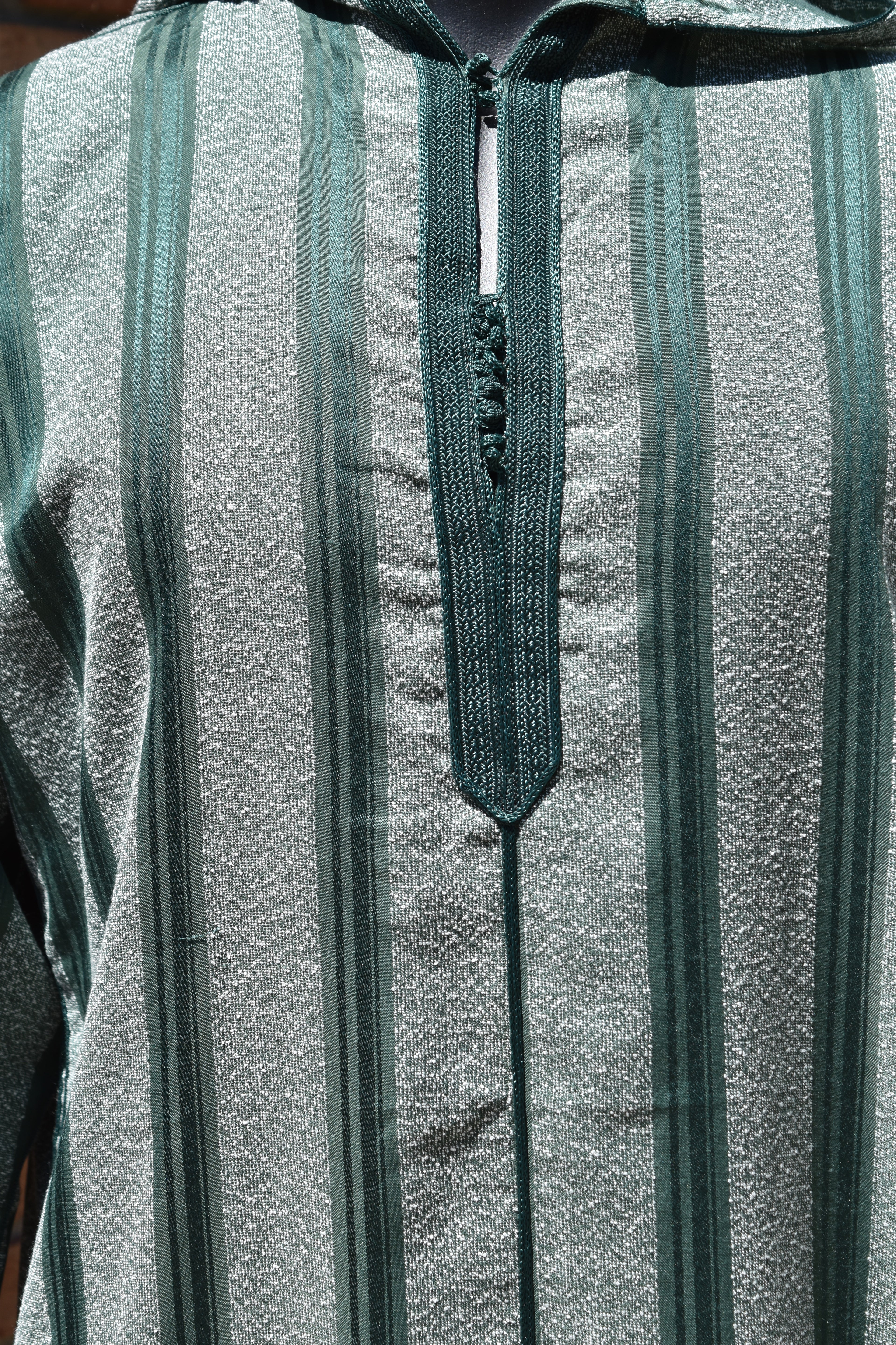 Green Striped Jellaba