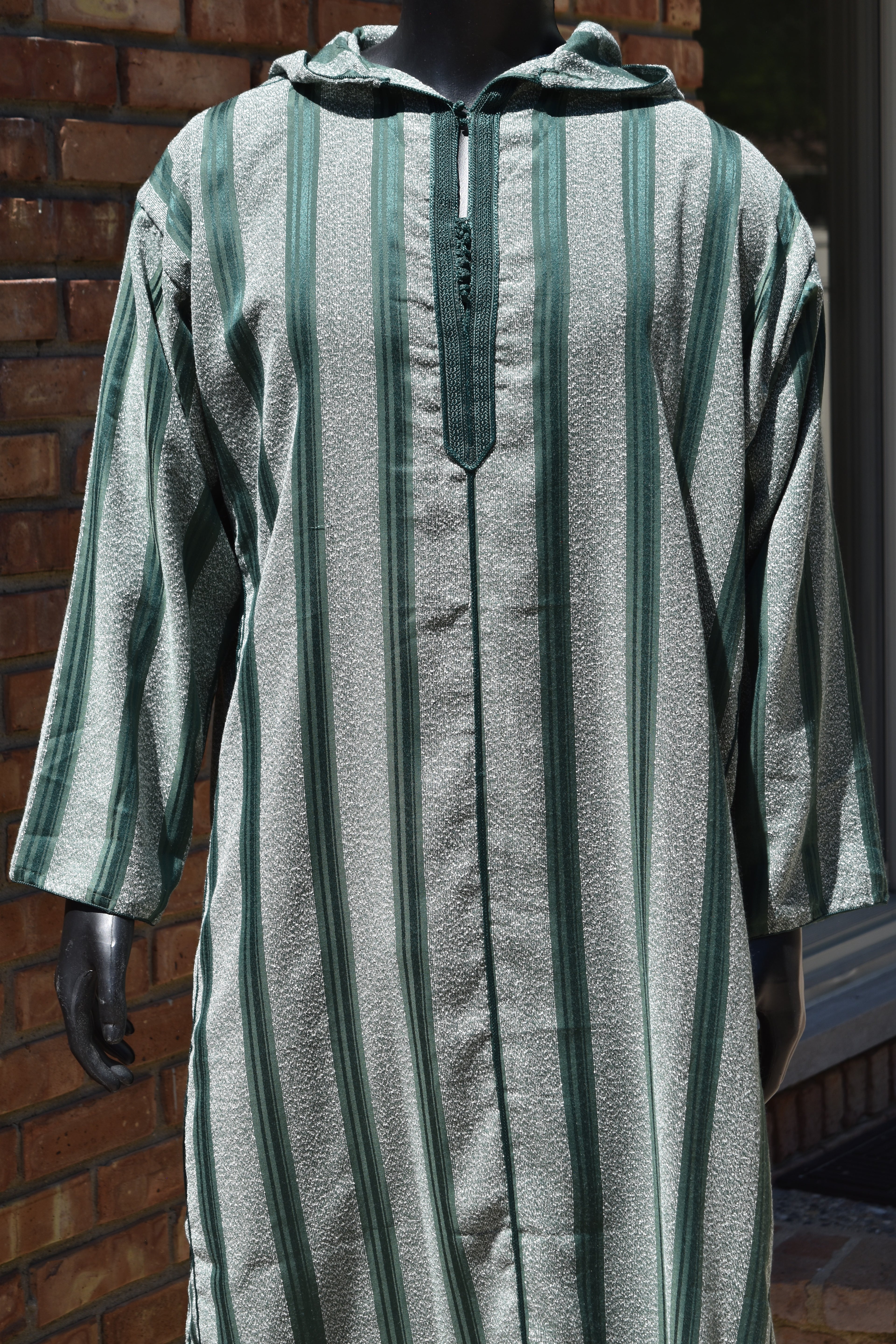 Green Striped Jellaba