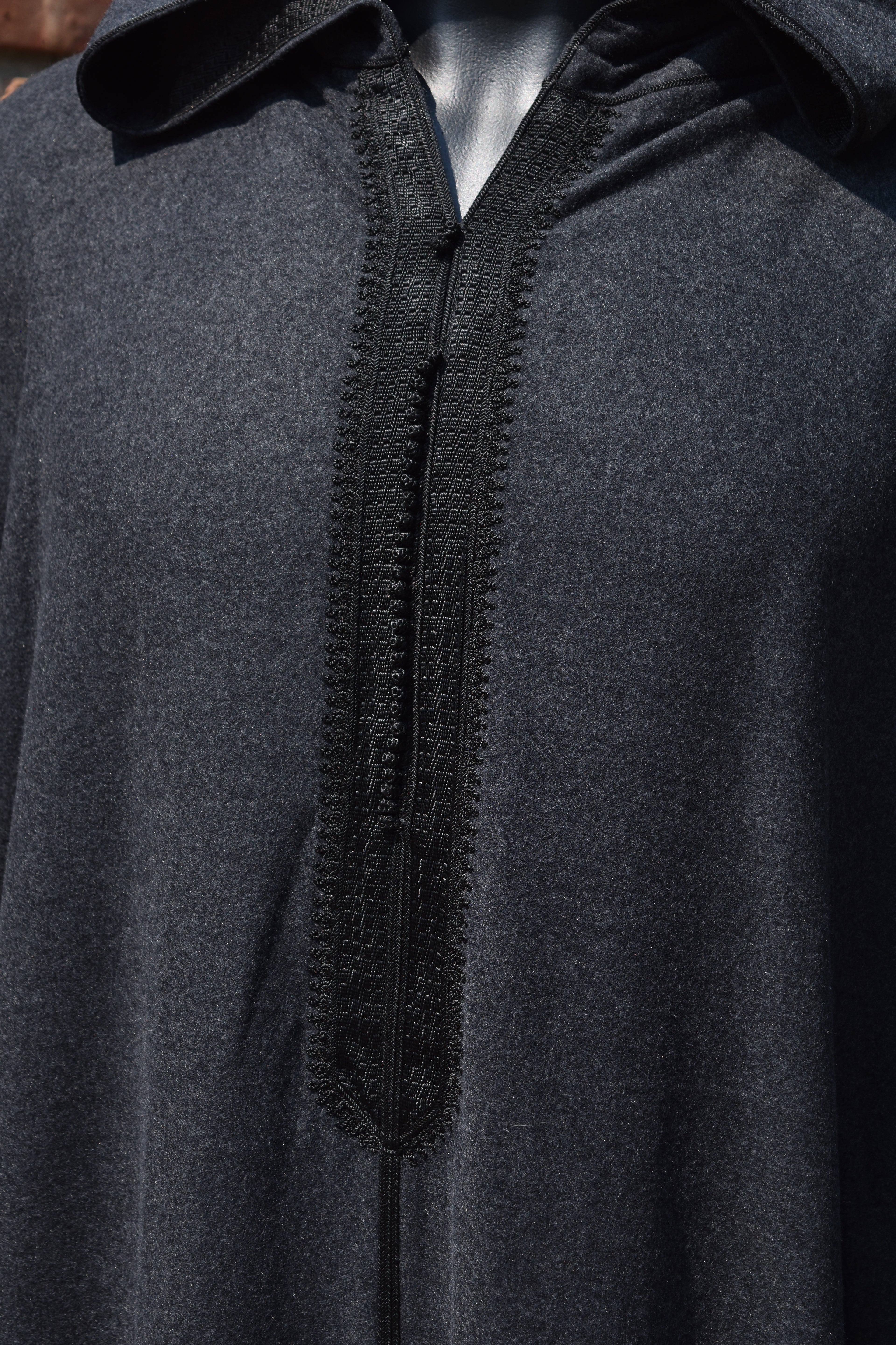 Gray Cashmere Jellaba