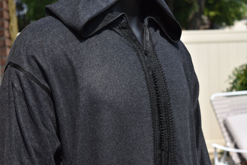 Gray Cashmere Jellaba