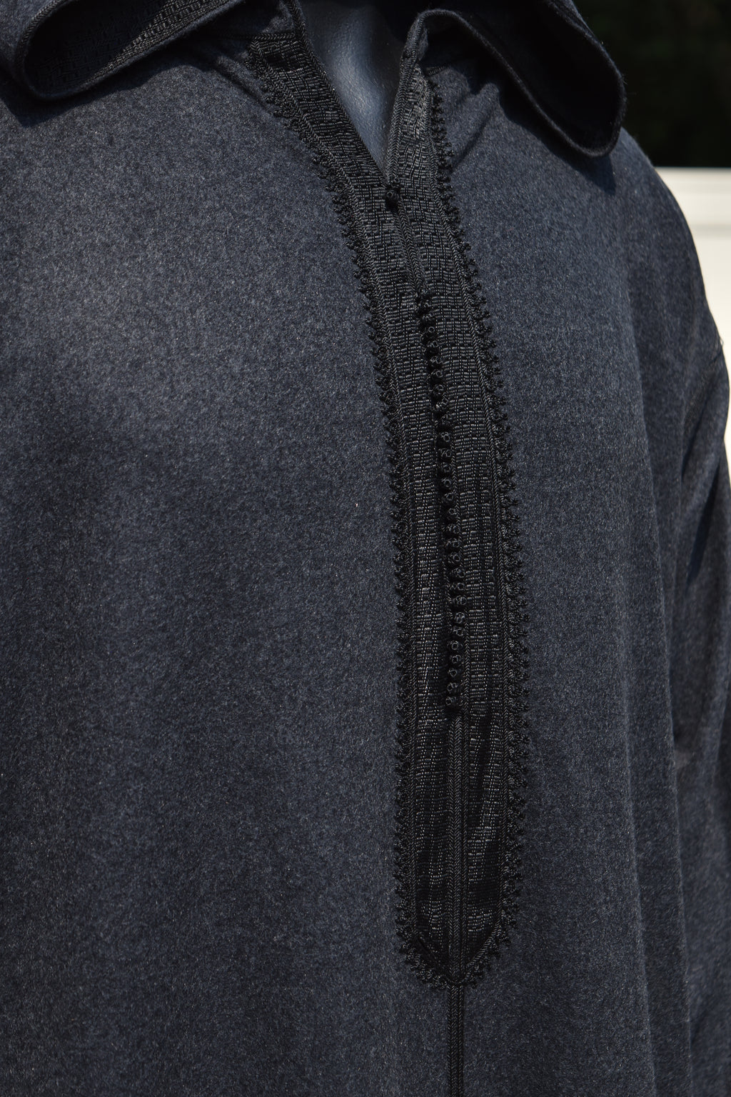 Gray Cashmere Jellaba