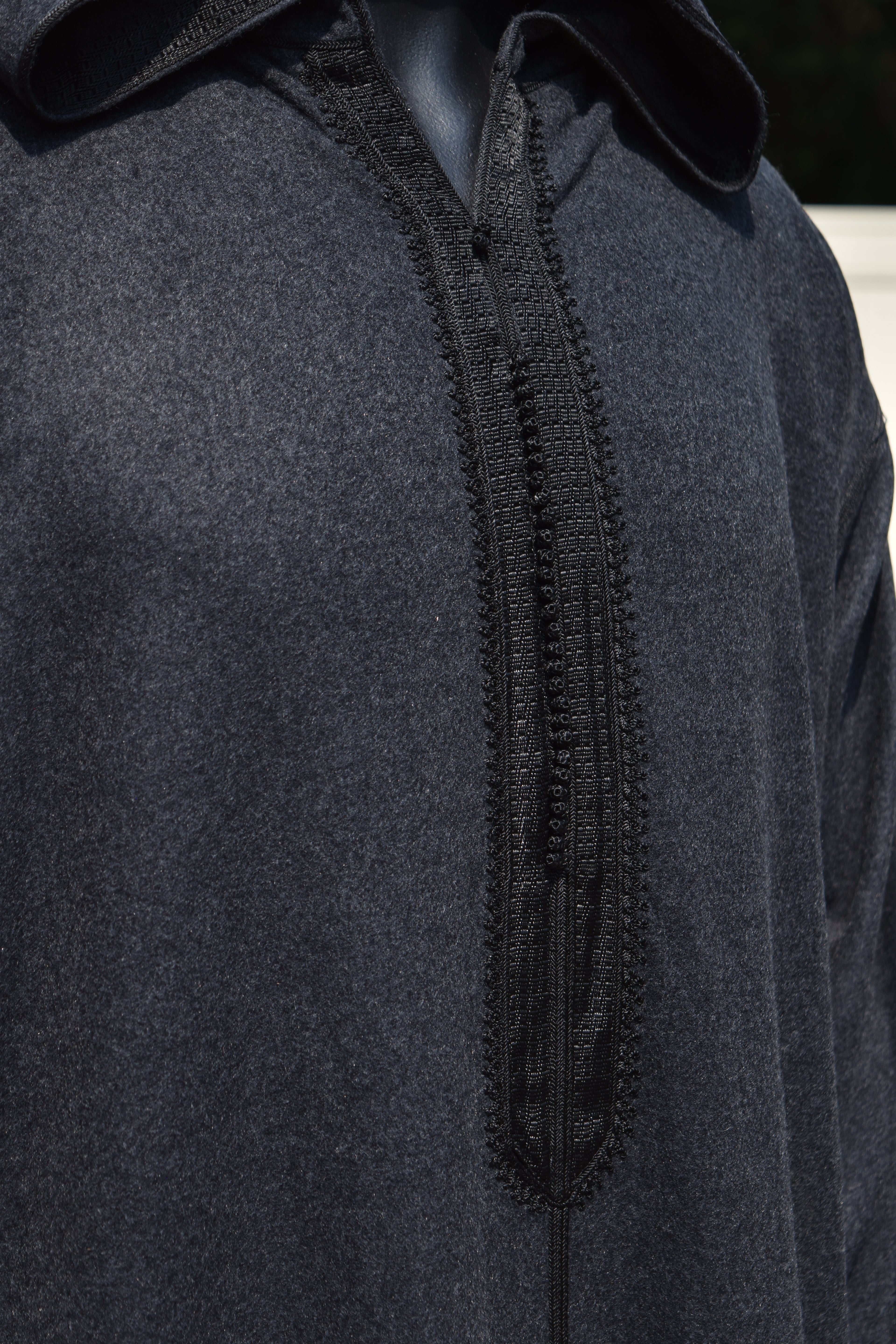 Gray Cashmere Jellaba