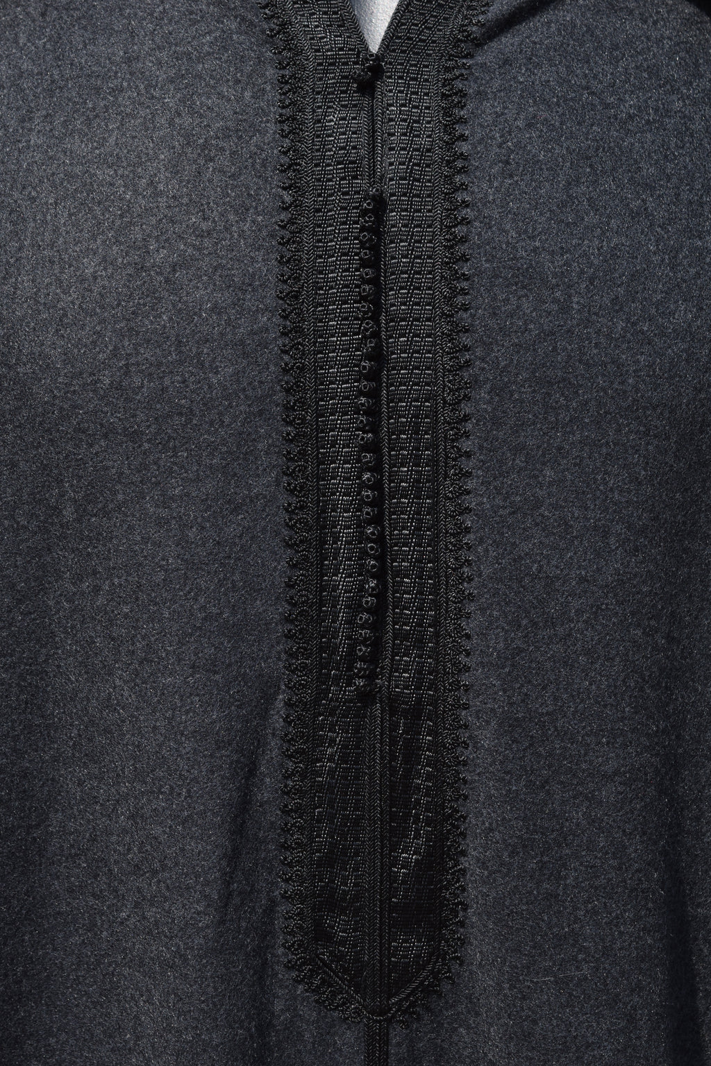 Gray Cashmere Jellaba