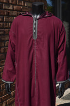 Burgundy Winter Jellaba