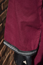 Burgundy Winter Jellaba