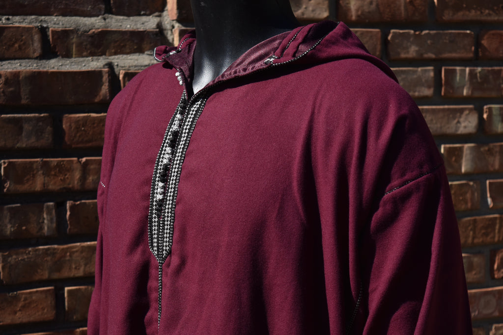 Burgundy Winter Jellaba