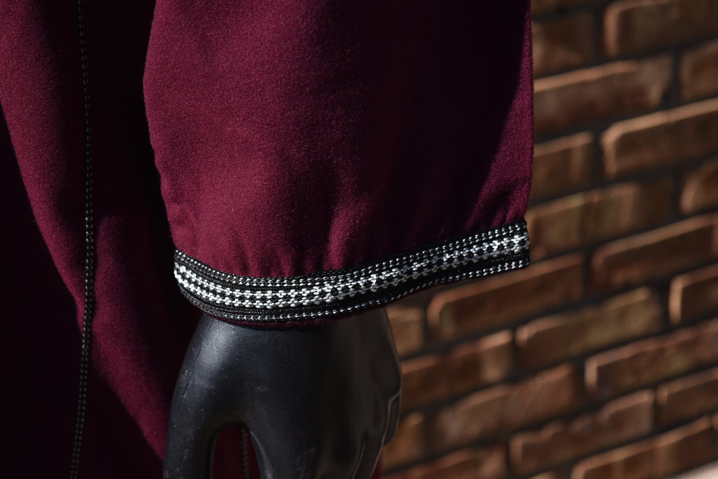 Burgundy Winter Jellaba