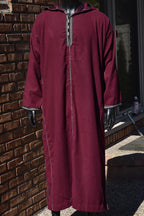 Burgundy Winter Jellaba