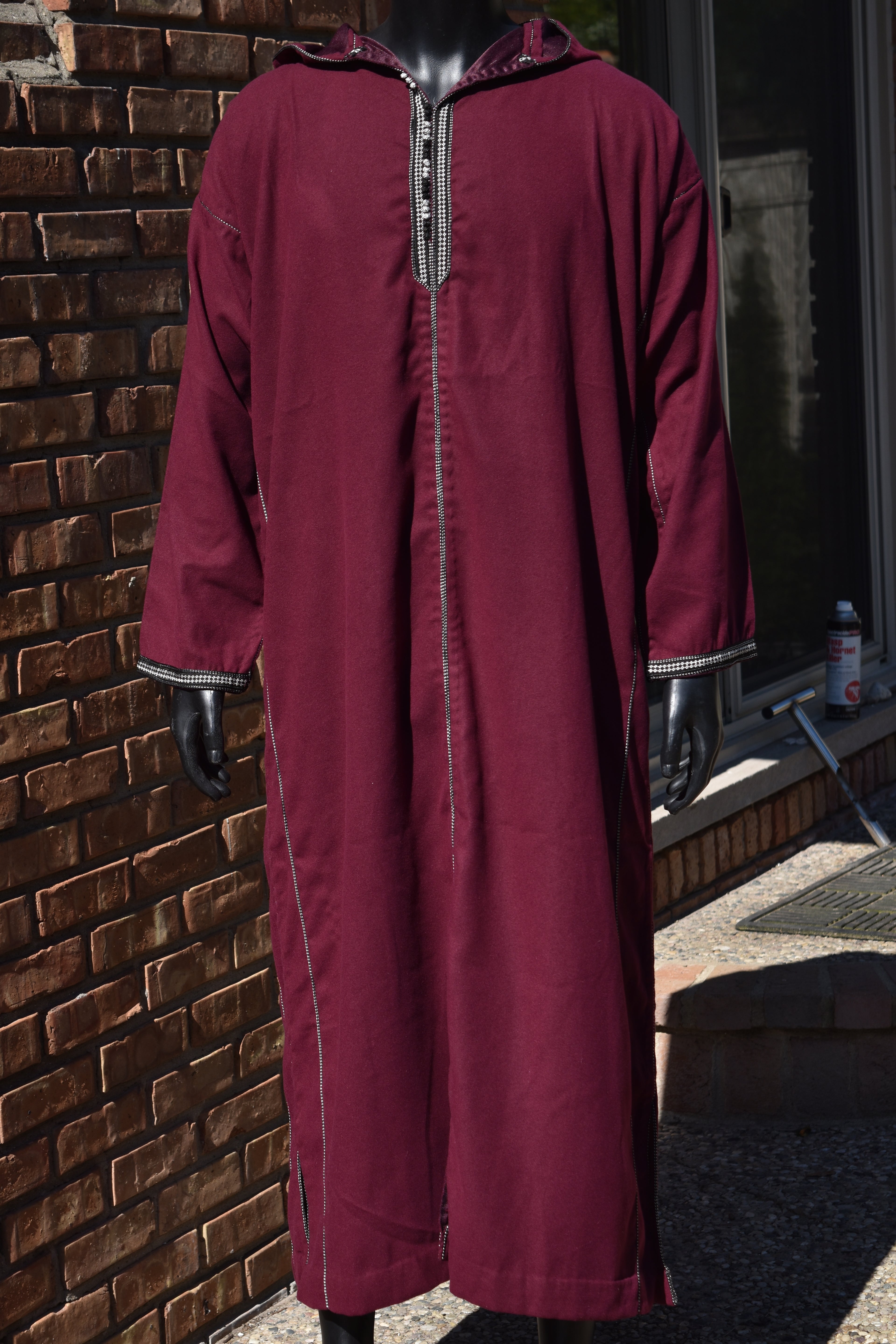 Burgundy Winter Jellaba
