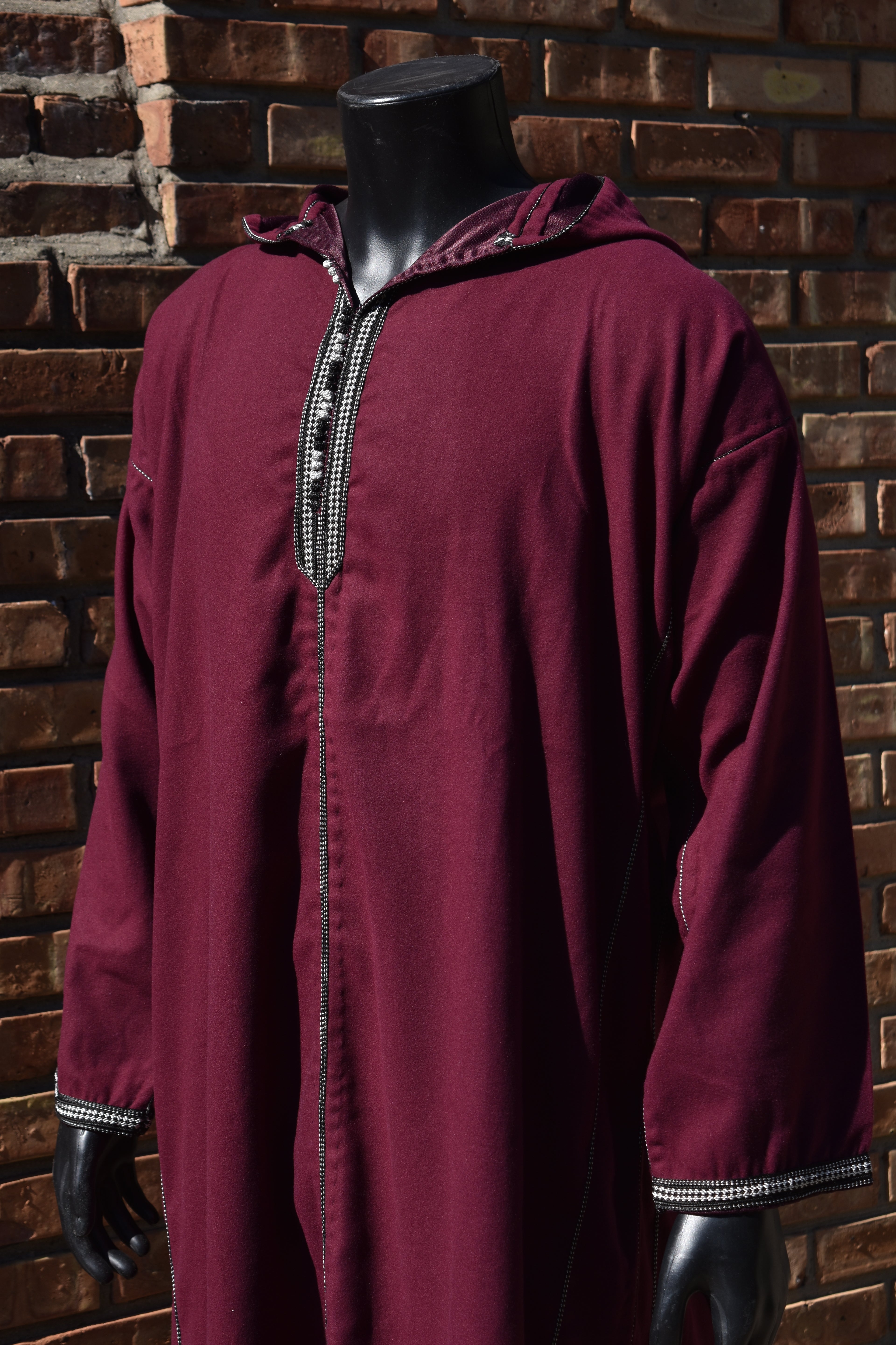 Burgundy Winter Jellaba
