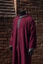 Burgundy Winter Jellaba