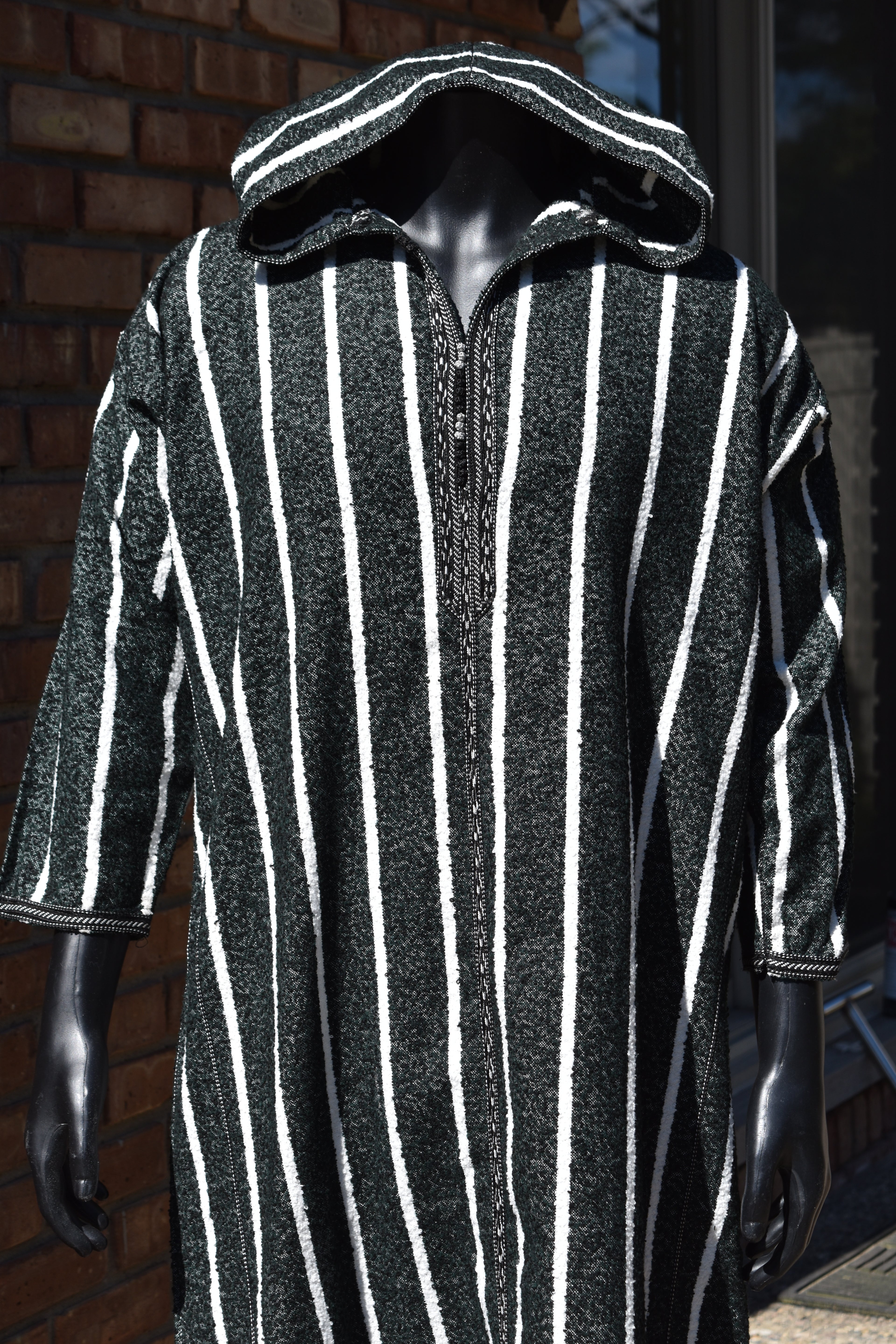 Dark Forest Green Winter Jellaba