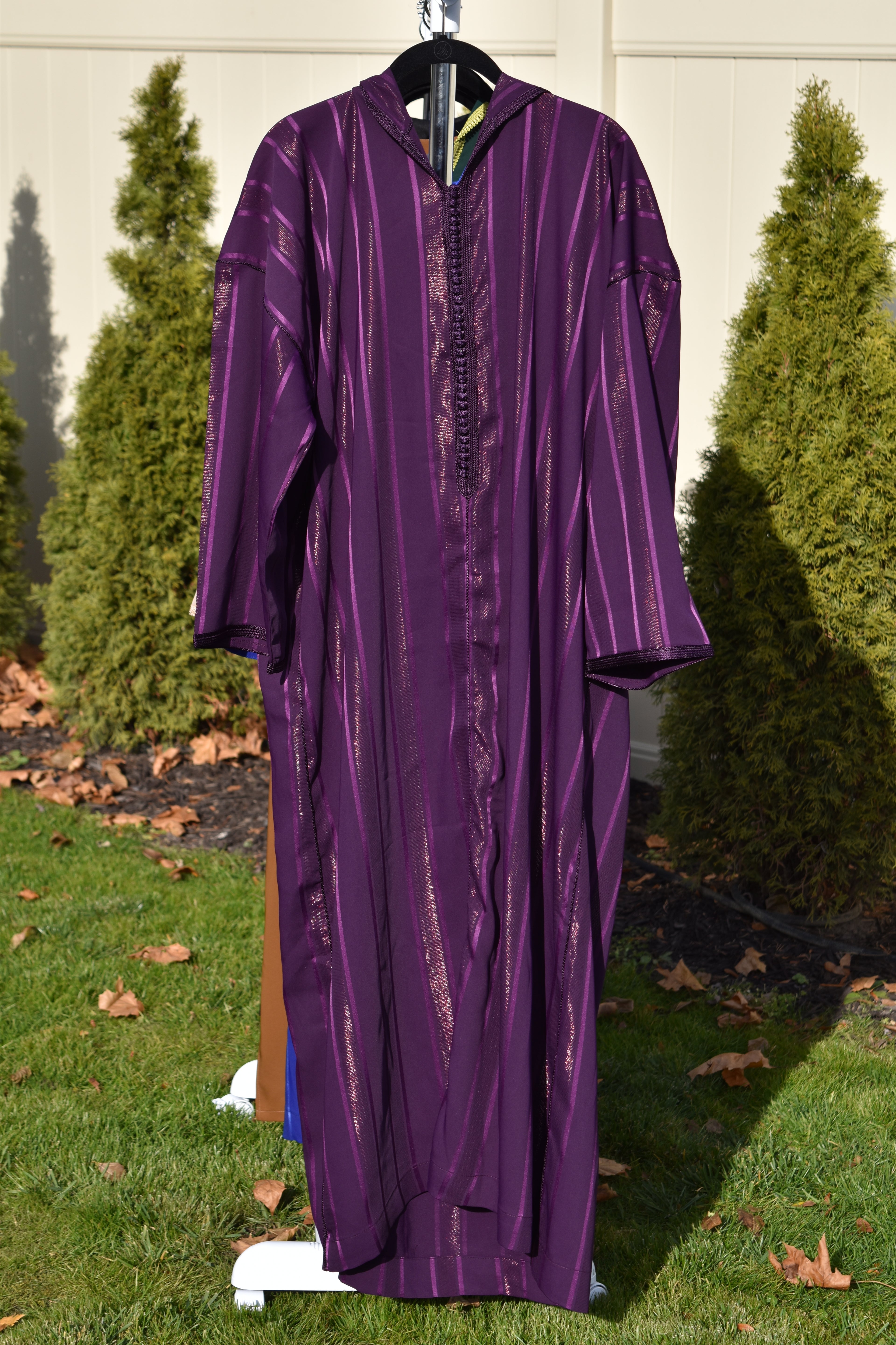 Striped Purple Jellaba