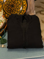 Black Mlifa Womens Jellaba