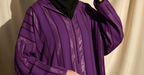 Striped Purple Jellaba