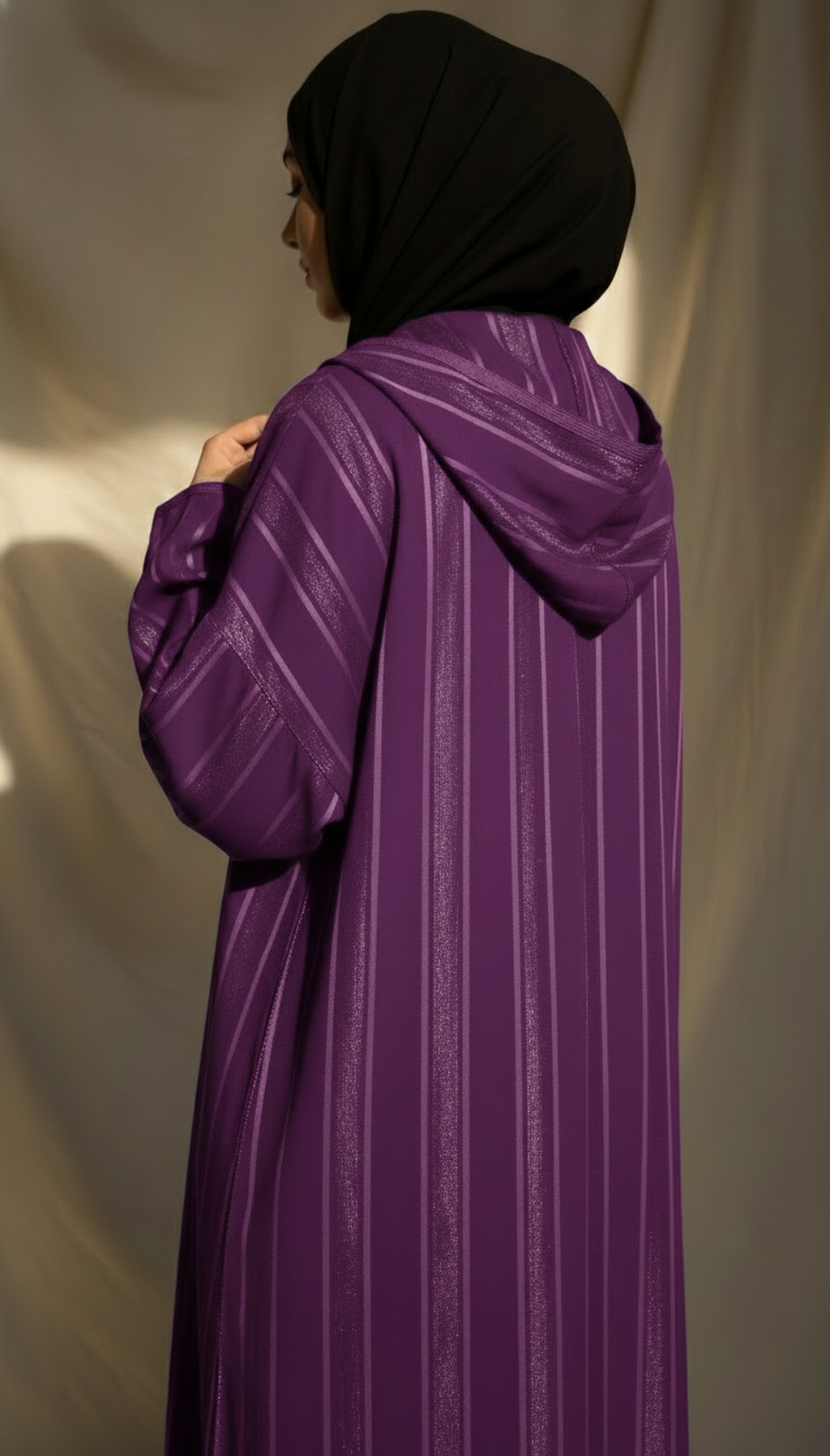 Striped Purple Jellaba