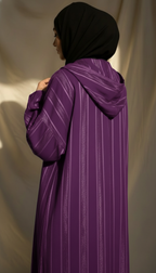 Striped Purple Jellaba