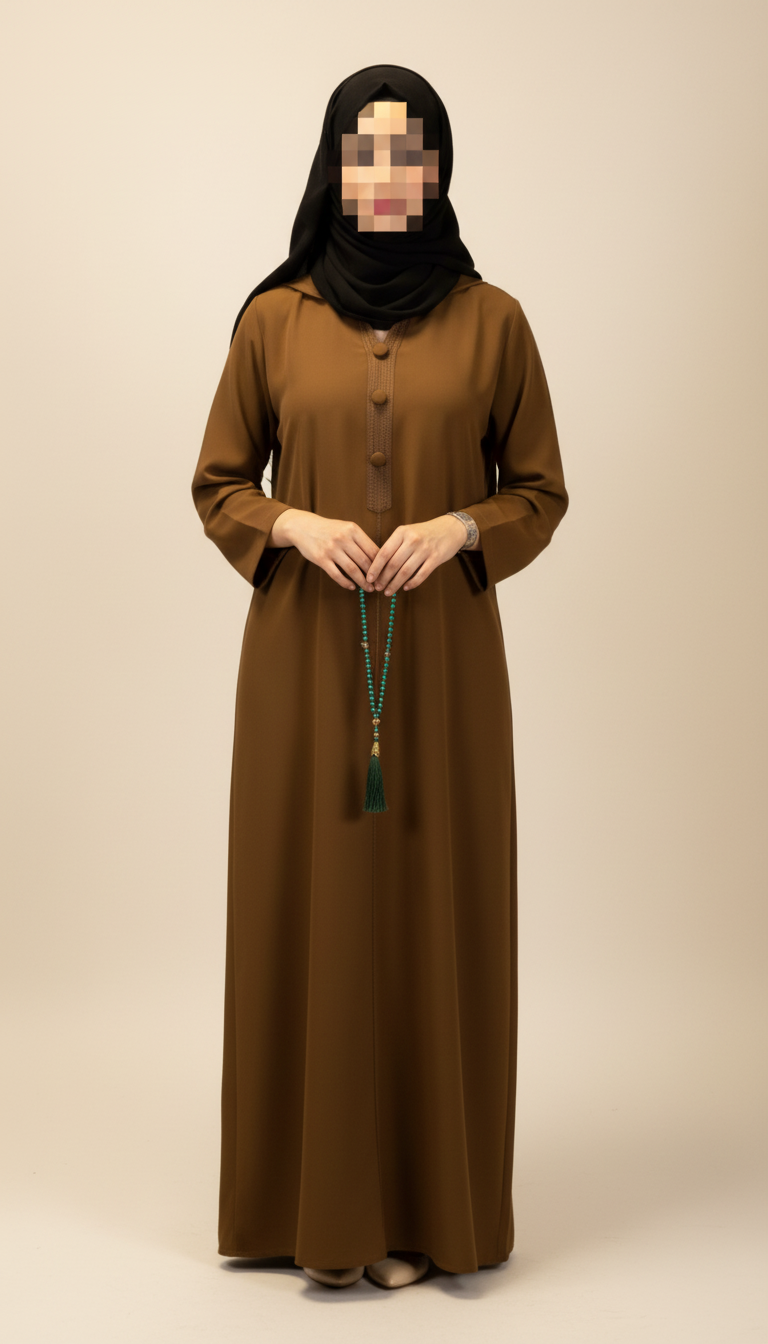 Brown Women's Jellaba
