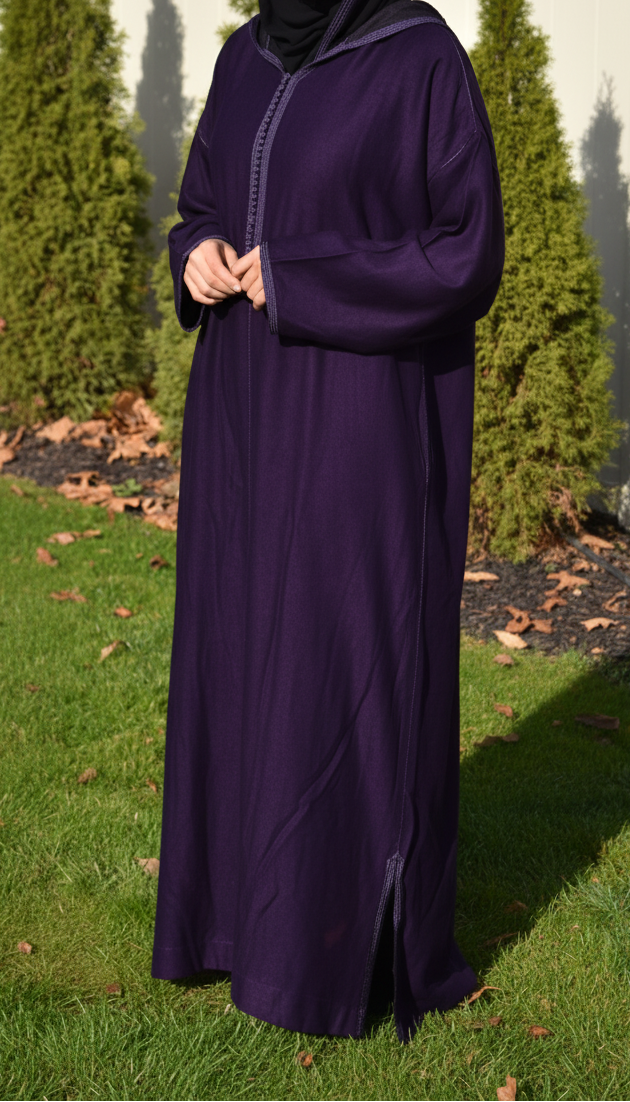 Womens Purple Jellaba