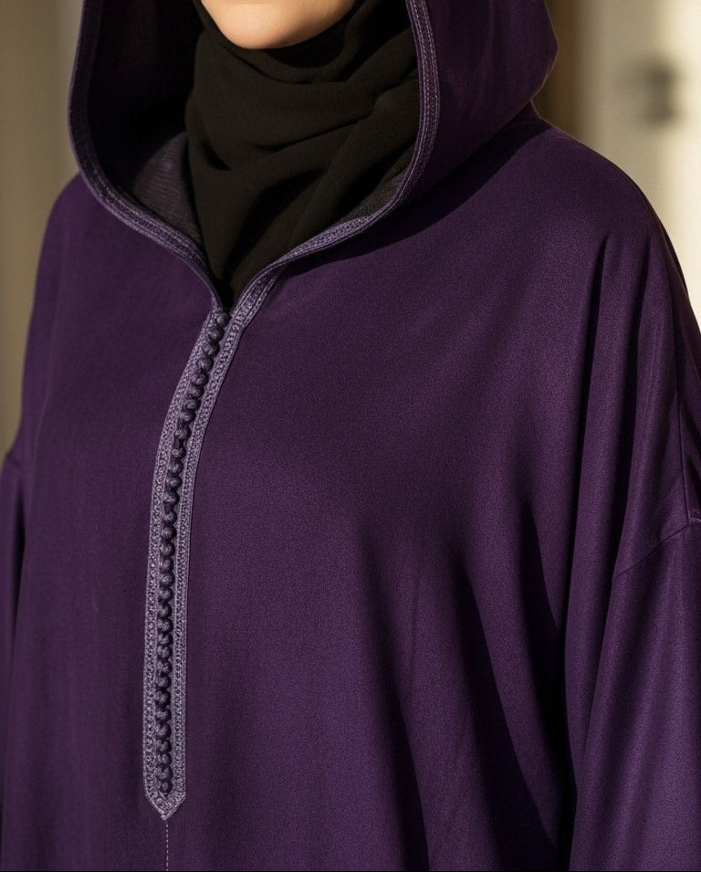Womens Purple Jellaba