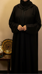 Black Mlifa Womens Jellaba