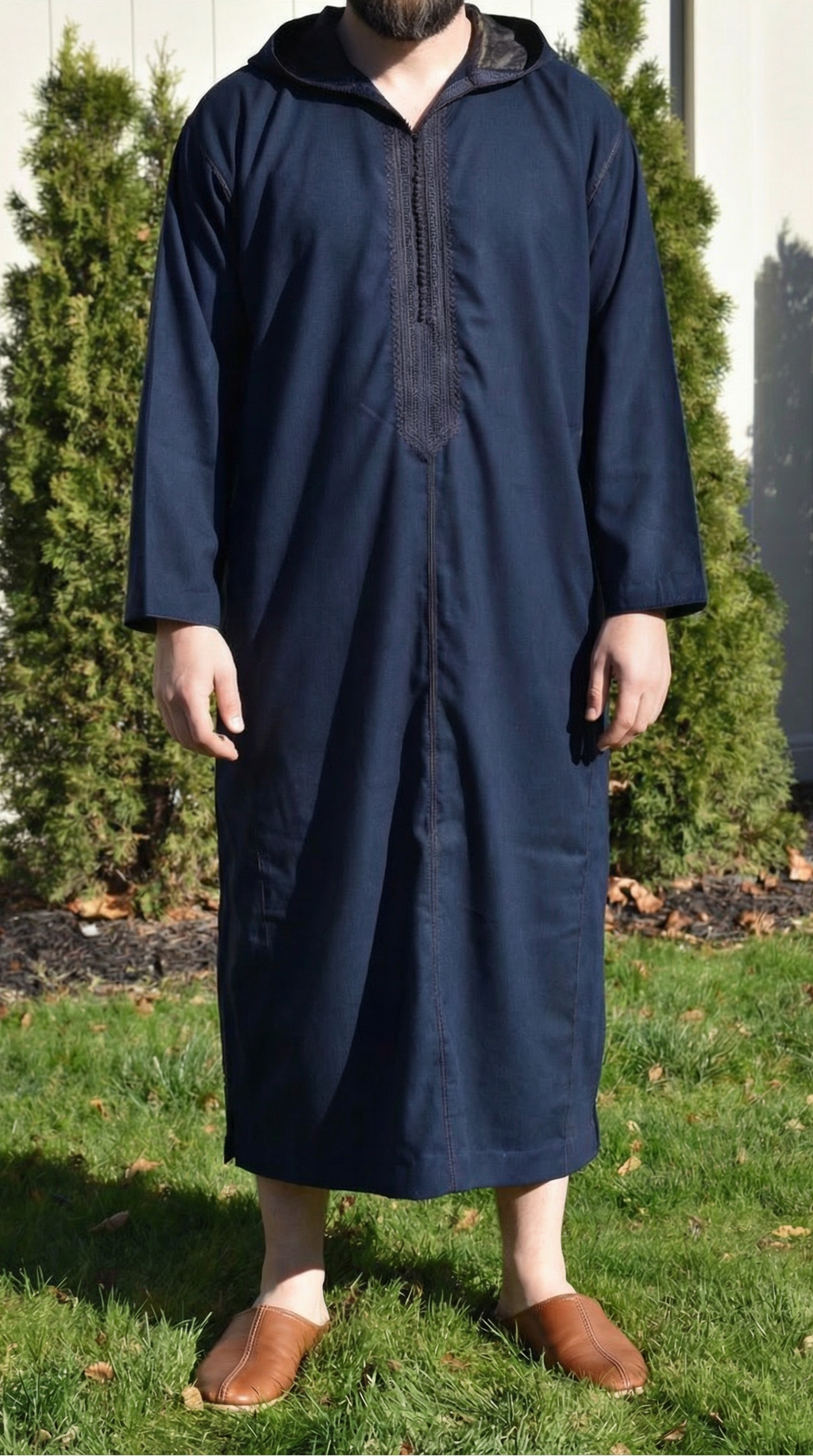 Deep Blue Winter Jellaba