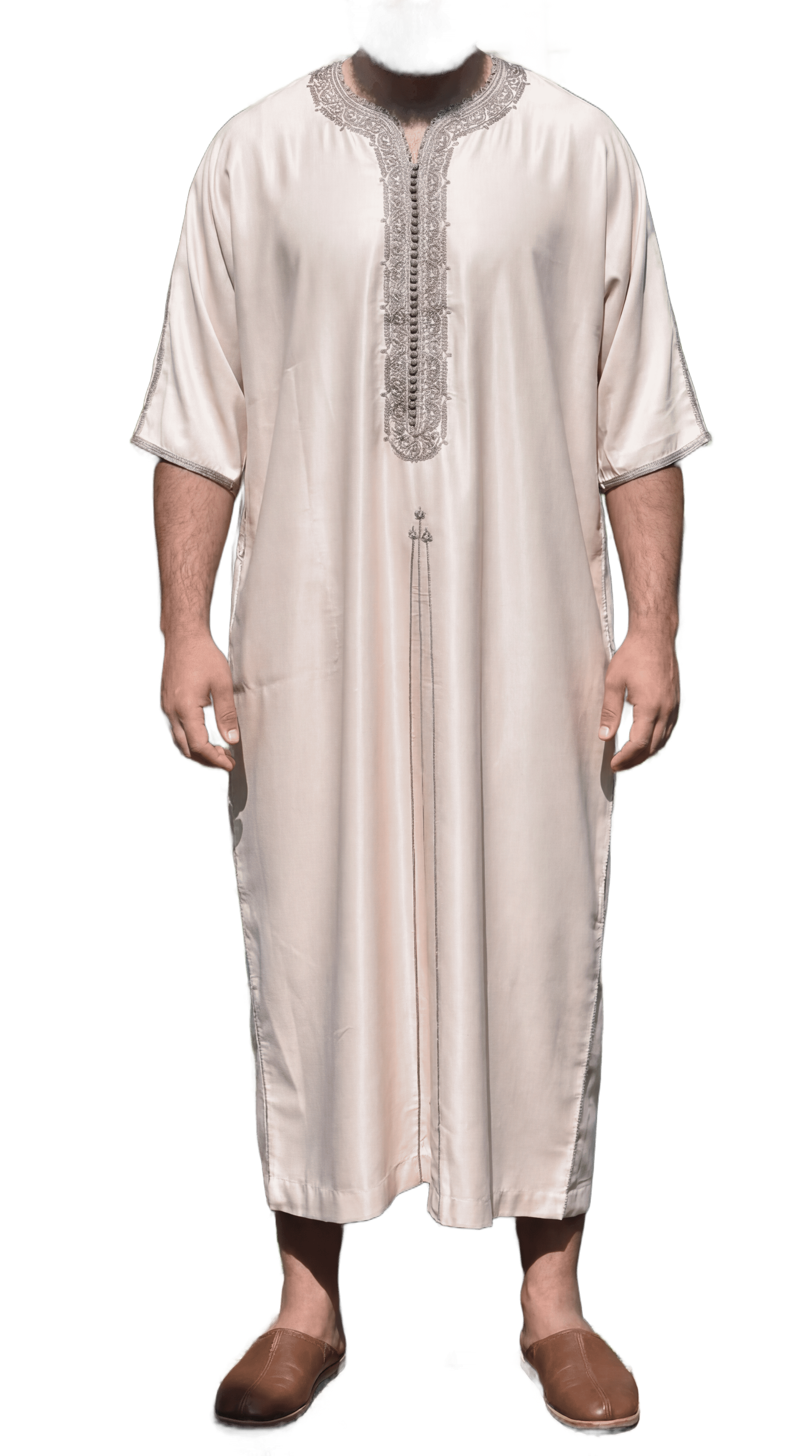 Premium Gandoura - Ivory Sand / 135cm
